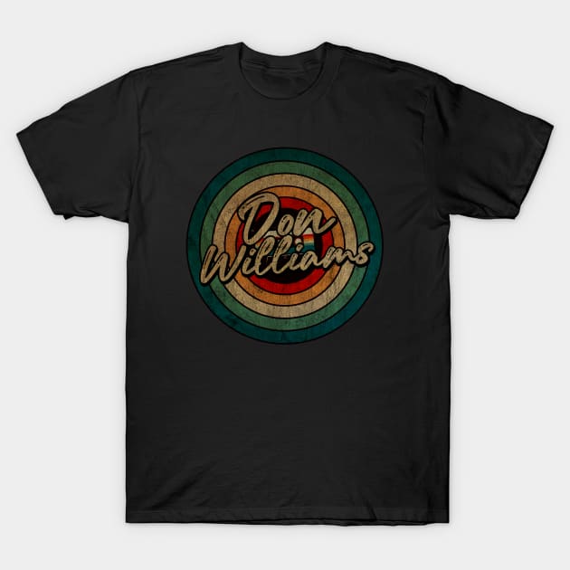 Don Williams -   Vintage Circle kaset T-Shirt by WongKere Store